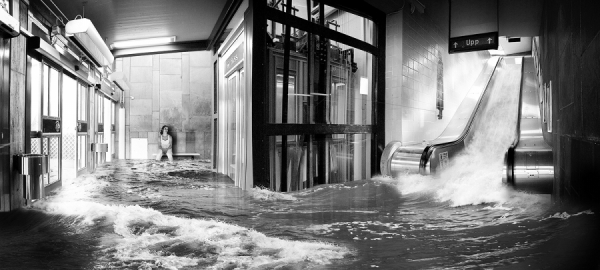 Photograph Nils Olsson Broken Toilet In Subway Station on One Eyeland